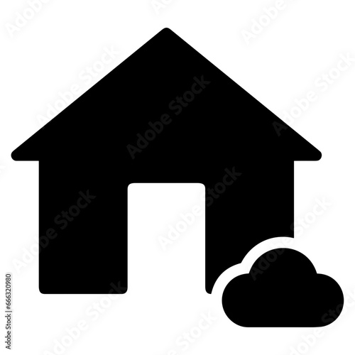 Home homepage icon symbol vector image. Illustration of the house real estate graphic property design image