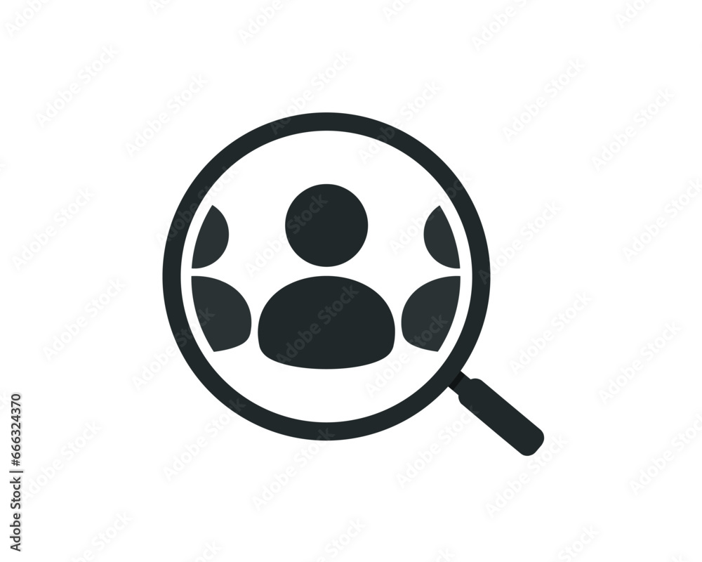 Hire worker icon. Illustration vector