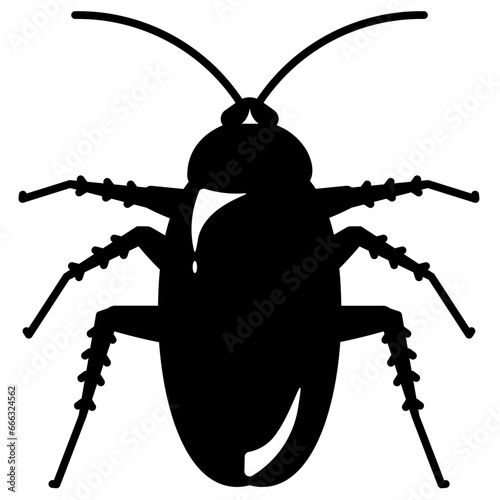 cockroach glyph icon