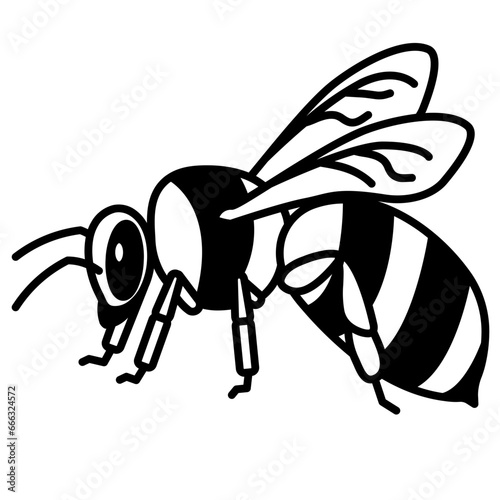 bee glyph icon
