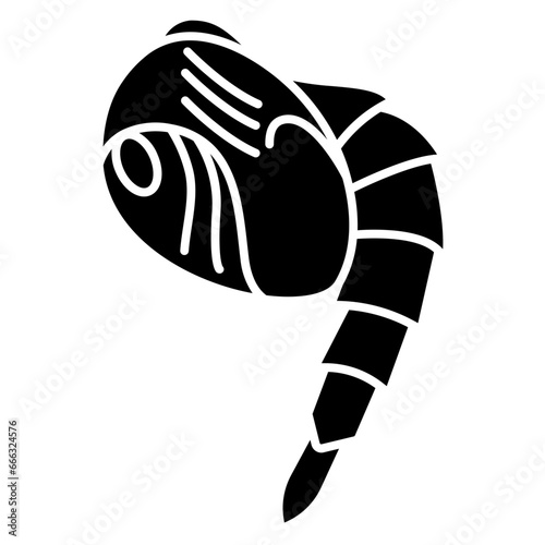 pupa glyph icon