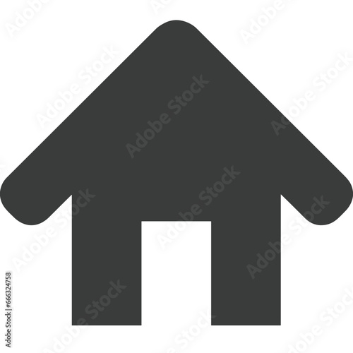 Home homepage icon symbol vector image. Illustration of the house real estate graphic property design image