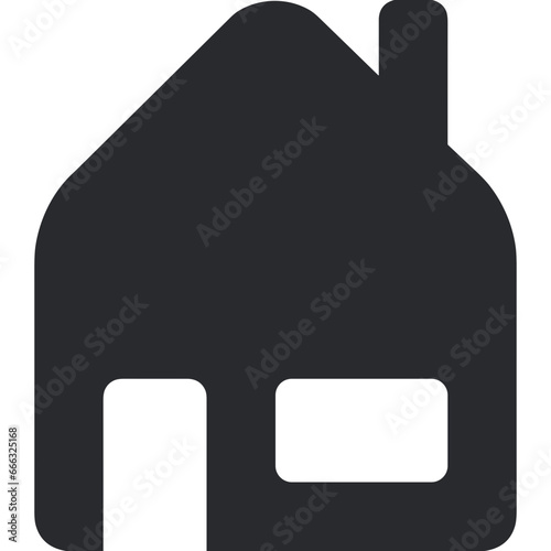 Home homepage icon symbol vector image. Illustration of the house real estate graphic property design image