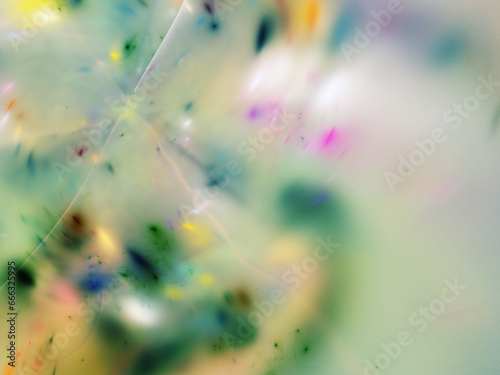 Wallpaper Mural green abstract fractal background 3d rendering illustration Torontodigital.ca