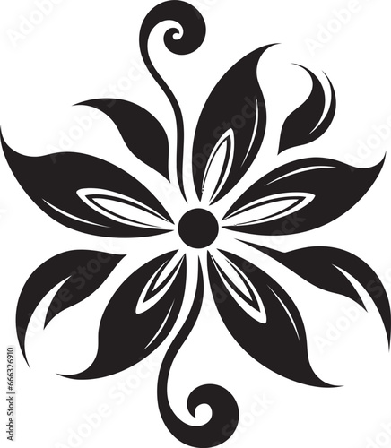 Romantic Ebony Elegance Mystical Garden Reverie