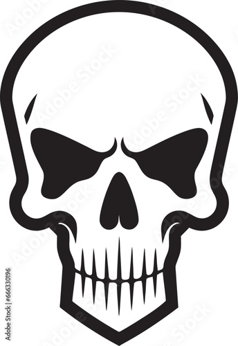 Skullhead Swagger Funky Black Monochrome Art Chic Vibe A Stylish Skullhead Revolution