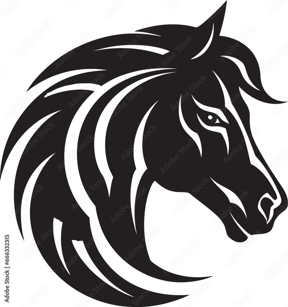 Power and Poise Black Vector Art Celebrating the Horse Horses Majesty Monochromatic Vector Portrait of Equine Grandeur Power and Poise Black Vector Art Celebrating the Horse Horses Majesty Monochromatic Vector Portrait of Equine Grandeur