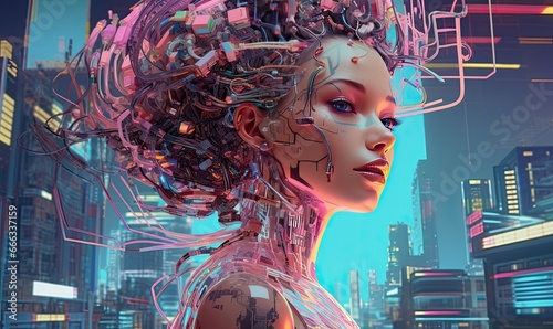 Plakat Future Punk Woman