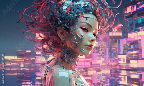 Plakat Future Punk Woman