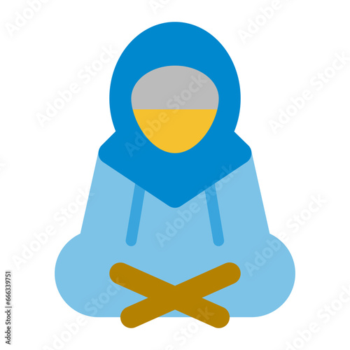 Woman Reading The Koran