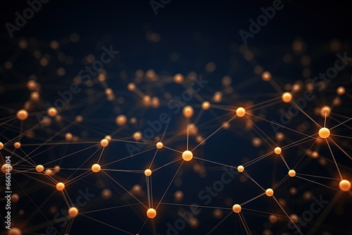 abstract futuristic Digital Network Matrix - Abstract Technology Connection Concept Data transfer concept Fantastic wallpaper