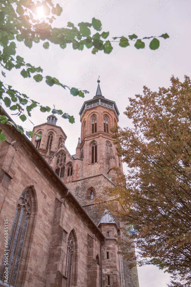 The market church St. Johannis in the old town of Göttingen in Lower Saxony is a three-nave Gothic hall church from the 14th century. The market church St. Johannis in the old town of Göttingen in Lower Saxony is a three-nave Gothic hall church from the 14th century.
