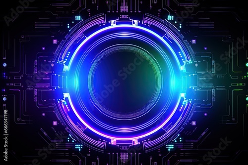 abstract futuristic background with pink blue glowing neon moving high speed wave lines and bokeh lights. Data transfer concept Fantastic wallpaper