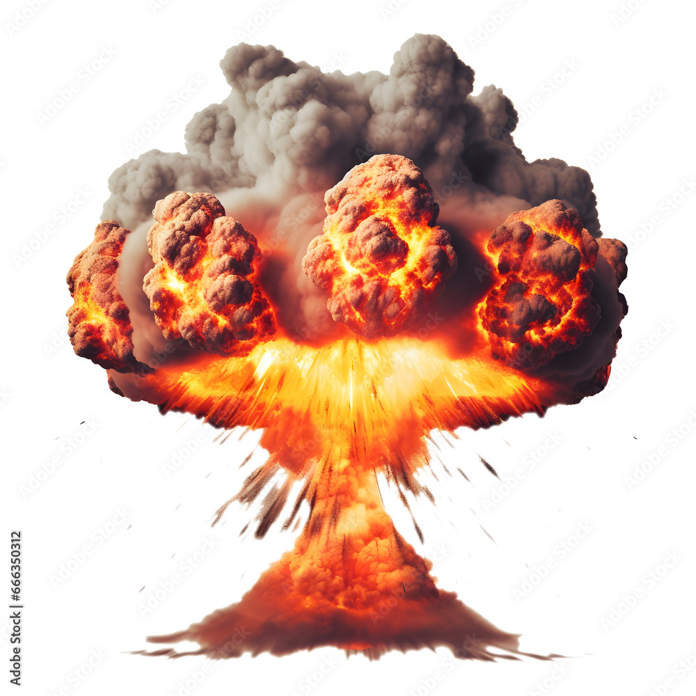 mushroom cloud nuclear bomb explosion isolated on transparent background - special effect design element PNG cutout mushroom cloud nuclear bomb explosion isolated on transparent background - special effect design element PNG cutout