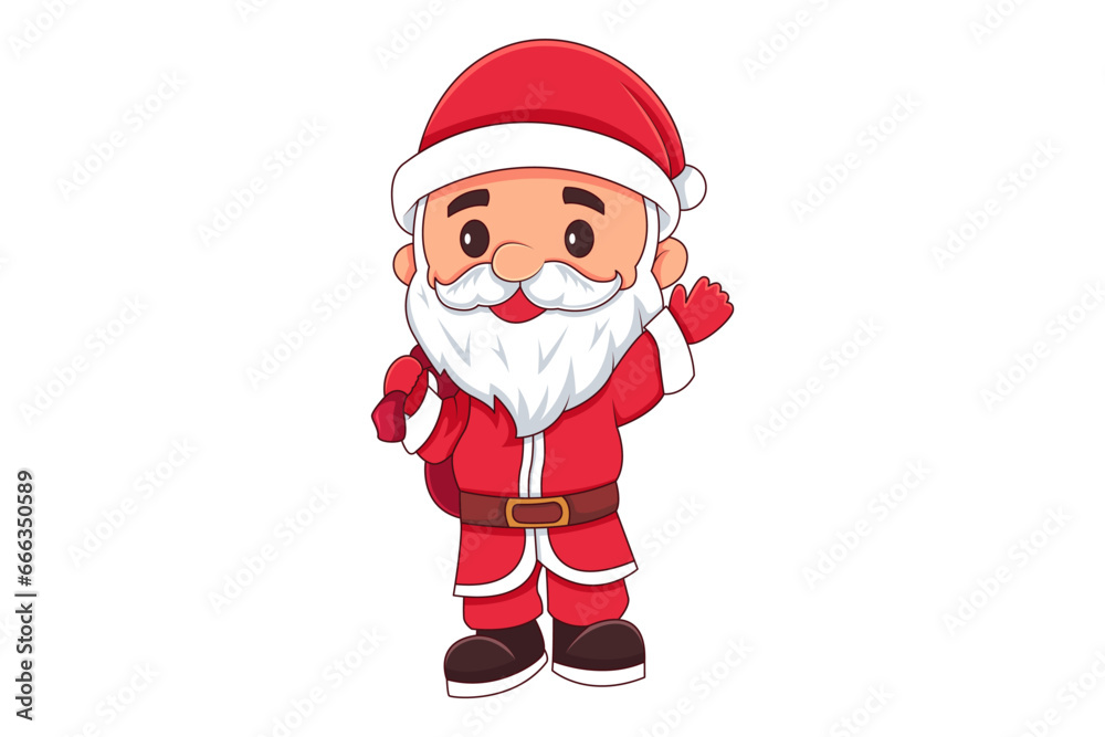 Santa Claus Character Design Illustration