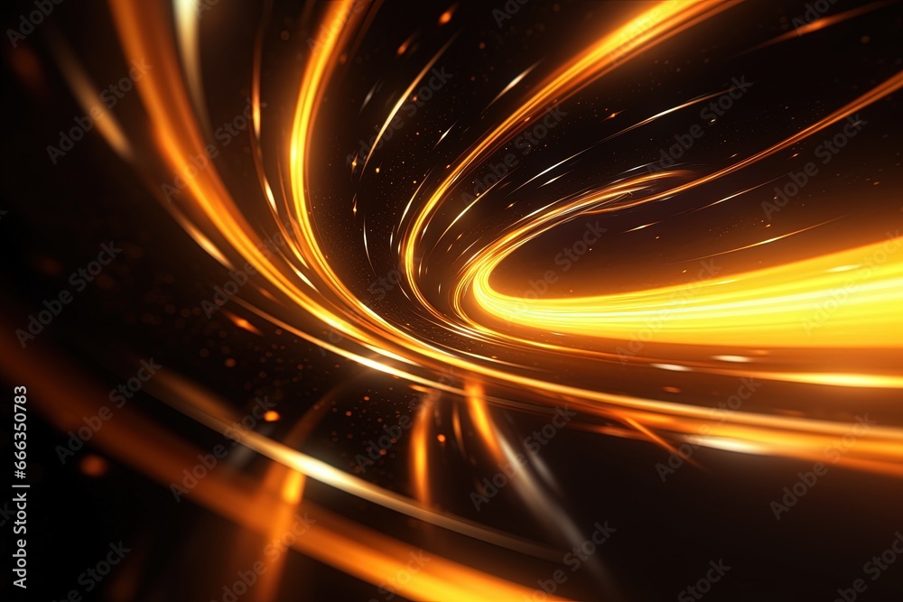 Fototapeta premium abstract futuristic background with pink blue glowing neon moving high speed wave lines and bokeh lights. Data transfer concept Fantastic wallpaper