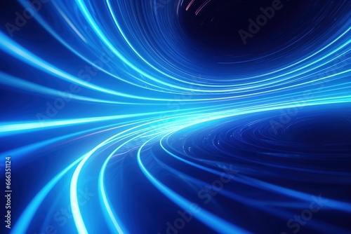 abstract futuristic background with pink blue glowing neon moving high speed wave lines and bokeh lights. Data transfer concept Fantastic wallpaper