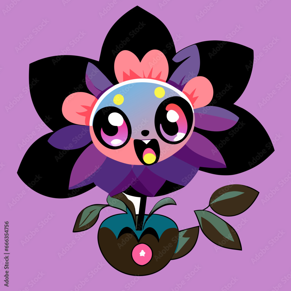 Obraz premium flower with a bee