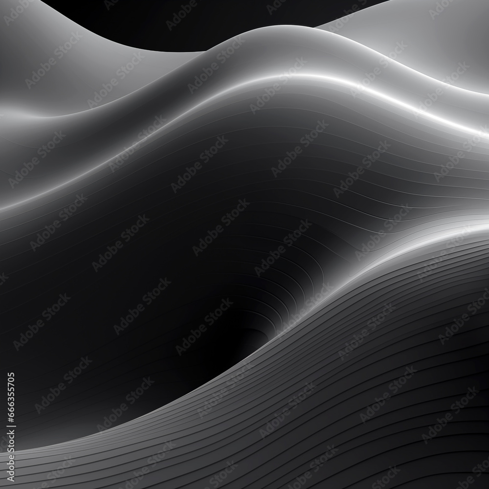 Gray wave background Gray wave background