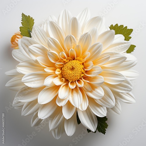 Flower With White Petals Yellow Center Yellow   Hd   On White Background 