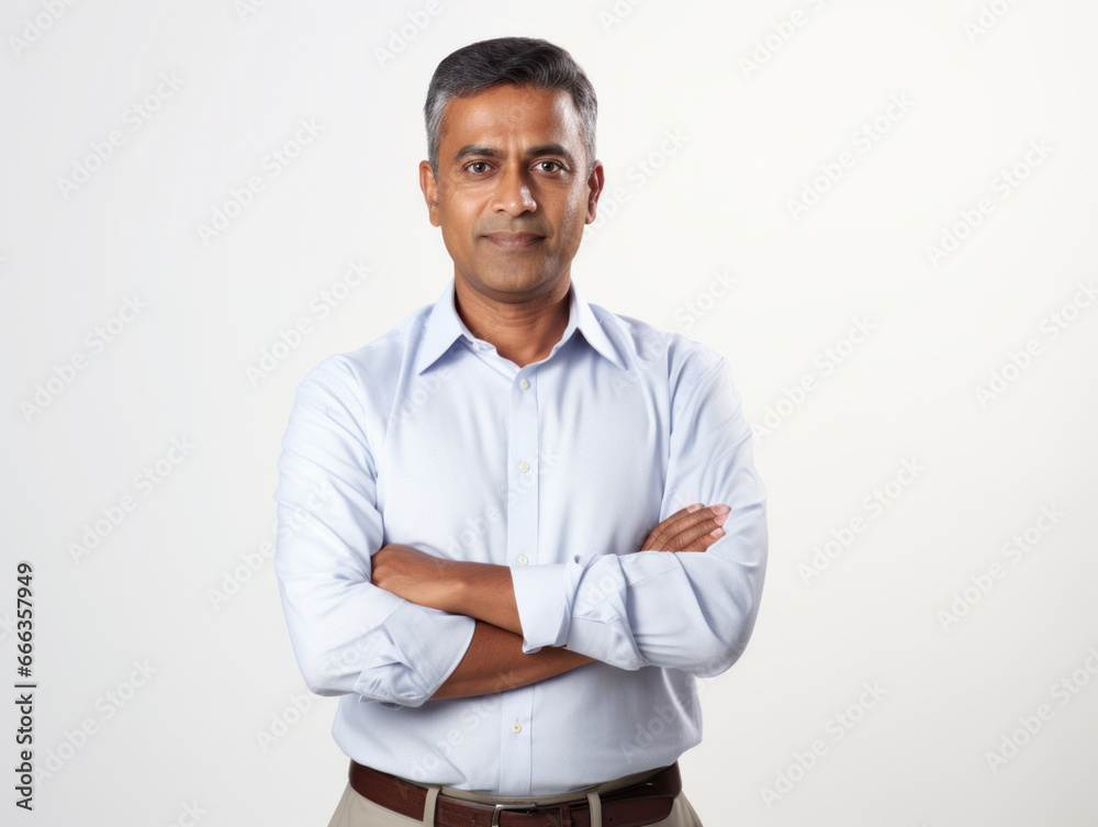 isolated portrait in studio