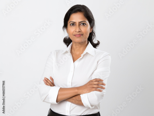   isolated portrait in studio
 photo