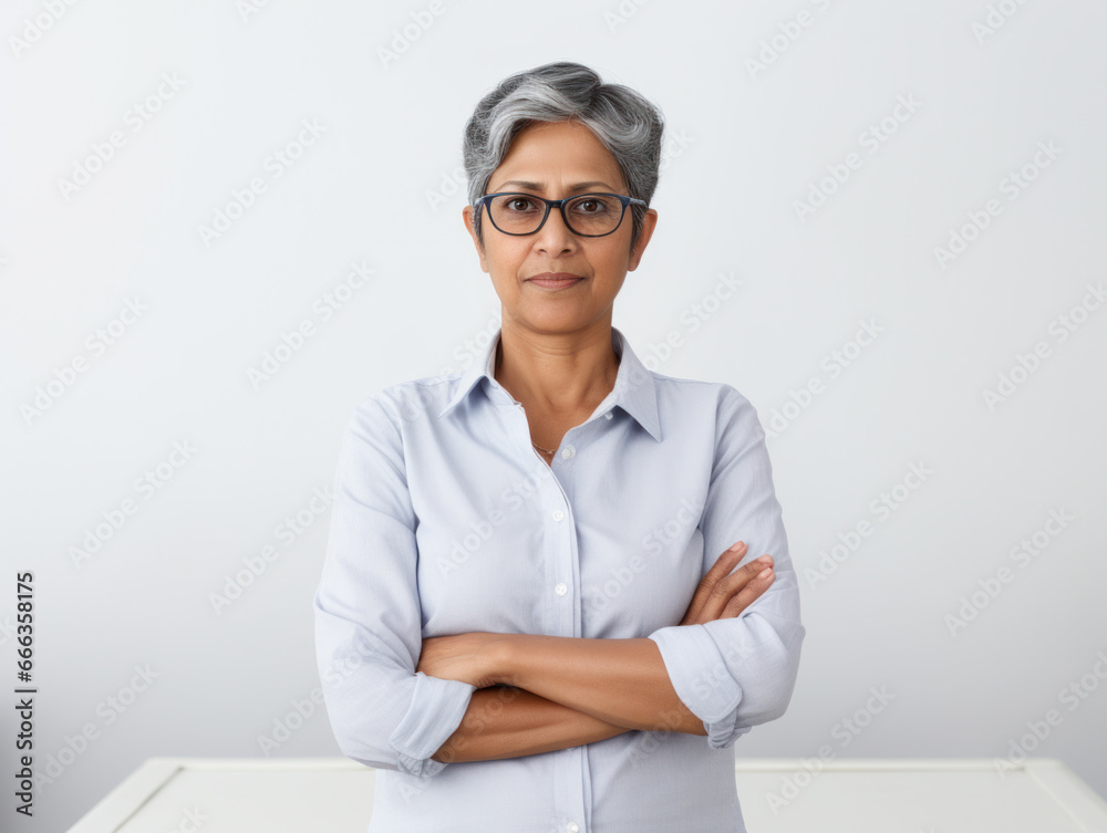 isolated portrait in studio