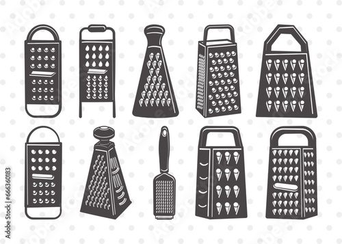 Grater Clipart SVG Cut File | Kitchen Svg | Cooking Svg | Cheese Grater Svg | Grater Svg Bundle