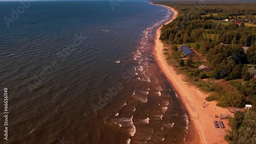 Wallpaper Mural Sea coast in Vidzeme Latvian Nature Park. Tuja sea coast. The most beautiful places in Europe Torontodigital.ca
