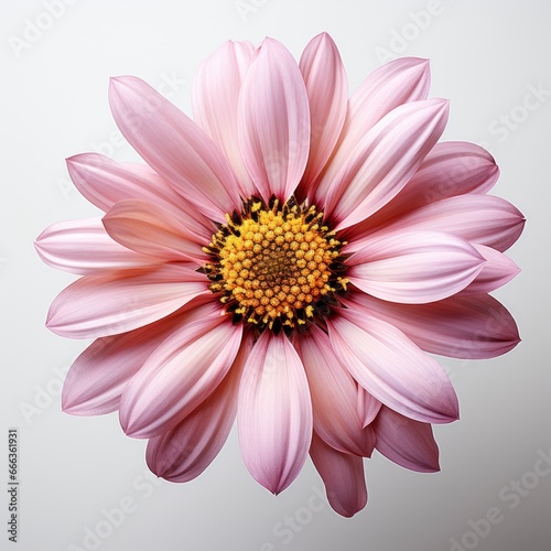 Pink Flower With Yellow Centers Itphotorealistic, Hd , On White Background 