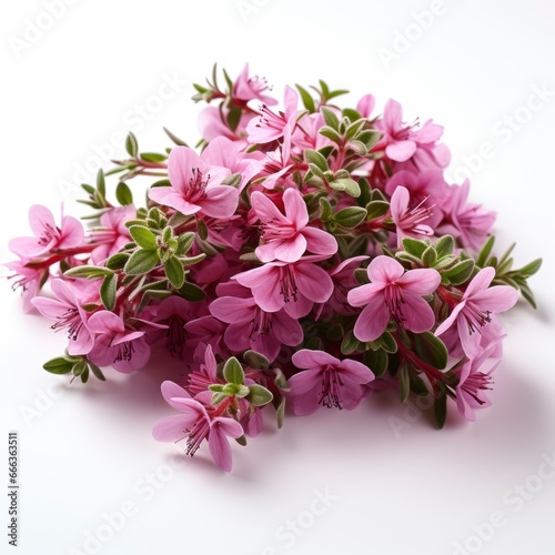 Thyme Flowers Lat Thymus Isolated White Background  Hd   On White Background 