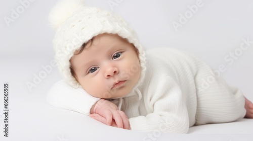 Portrait of baby newborn 