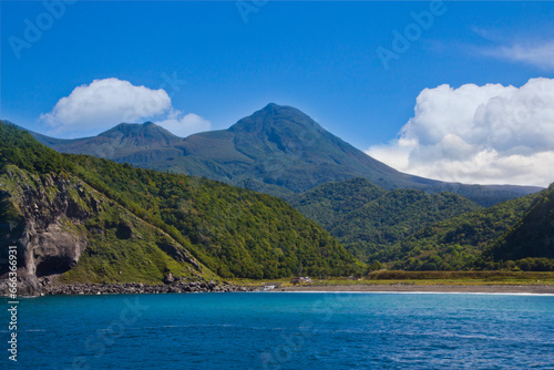 Mt. Rausu or Rausudake in Shiretoko National Park, Hokkaido, Japan.