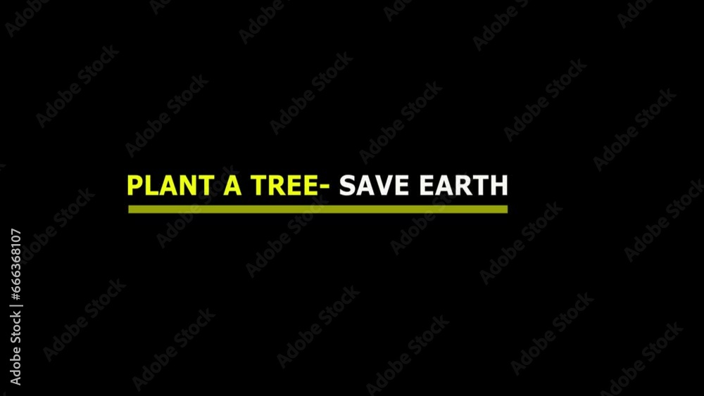 Plant a tree save the earth pollution earth climate change