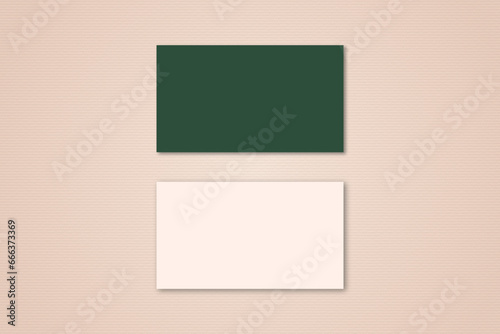 Business card mockup template visiting card identity banner design vector file