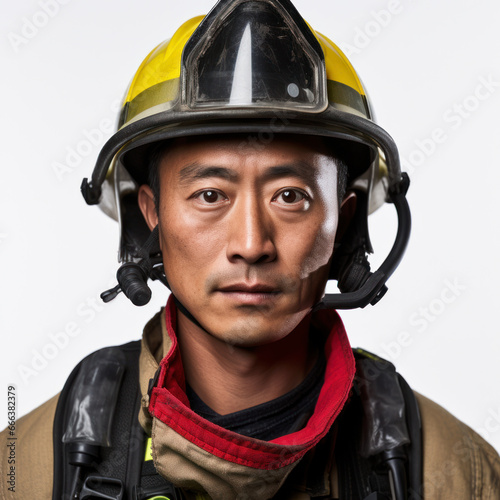  Portraits of American firemen 
