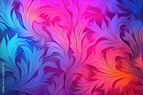 Psychedelic Wallpaper Blurred Background - Stunning Pattern with Smooth Gradient Texture and Color for Desktop Wallpaper