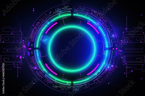 abstract futuristic background with pink blue glowing neon moving high speed wave lines and bokeh lights. Data transfer concept Fantastic wallpaper