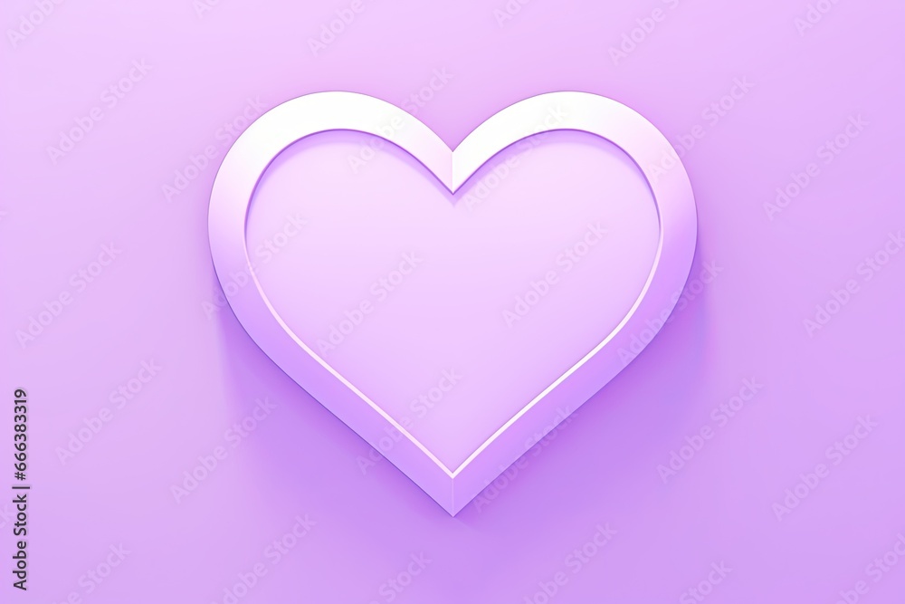 Purple Heart Wallpaper: Aesthetic, Minimal, Cute, Pastel - Enhance Your Desktop with Stunningly Beautiful Designs