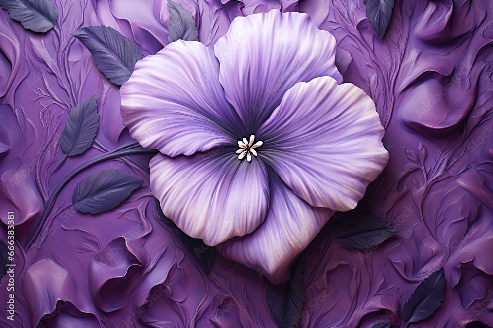 Close-Up Purple Heart Wallpaper: Stunning and Vibrant Background for a Captivating Aesthetic