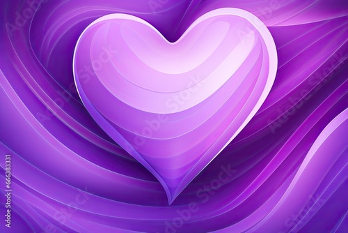 Purple Heart Wallpaper: Abstract Art Background Colors for Vibrant D�cor photo