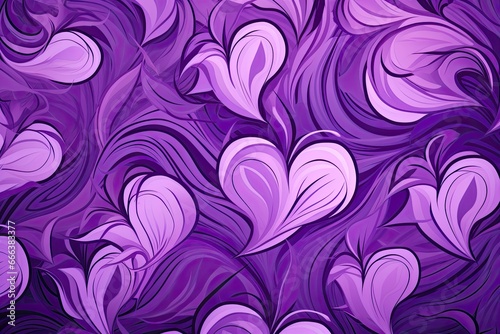Colored Stylish Purple Heart Wallpaper: Vibrant and Trendy Background Image