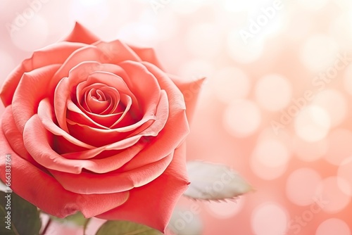 Red Rose Wallpaper: Soft Color and Blur Style Background Image