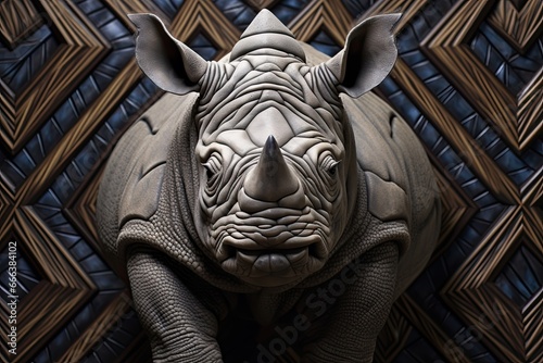 Rhinoceros Grey: Unveiling the Textured Armor of the Mighty Armored Mammal