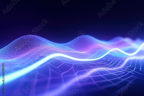 Dynamic Spectrum of Colors Abstract Background, Colorful wave silk moving high speed wave lines and bokeh lights. Data transfer concept Fantastic wallpaper © ChickyKai