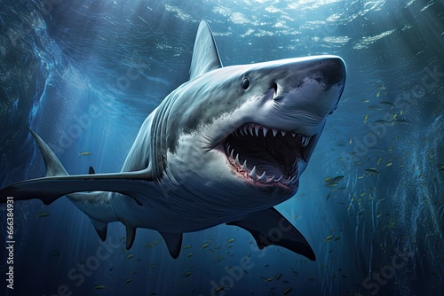 Close-Up Shark Wallpaper  Magnificent and Detailed Shark Close-Up for Your Desktop