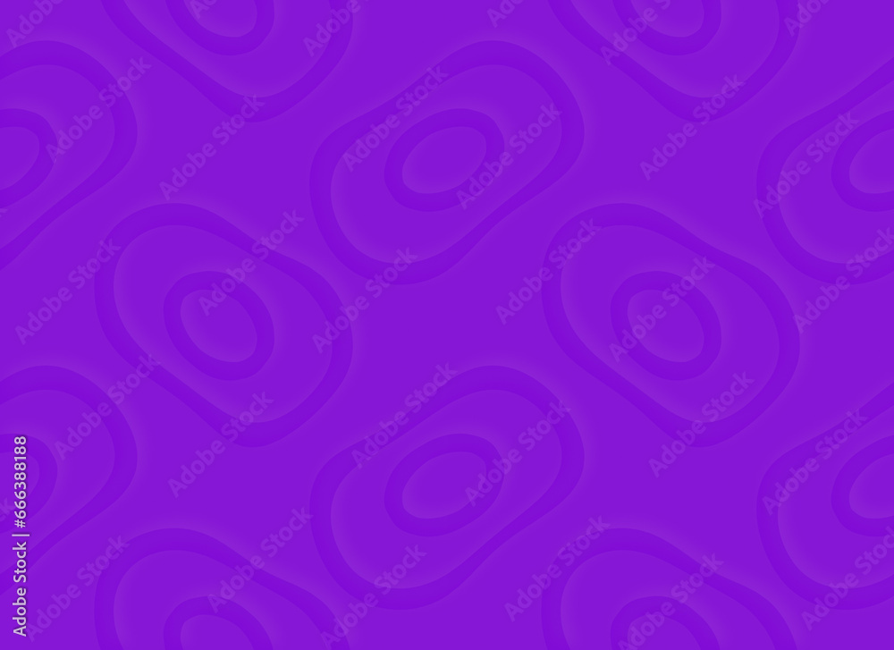Seamless pattern of abstract geometric purple shapes with subtle light effect or glow on light purple background. Abstract full frame high resolution background with copy space.