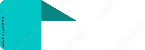 simple geometric lower third banner template