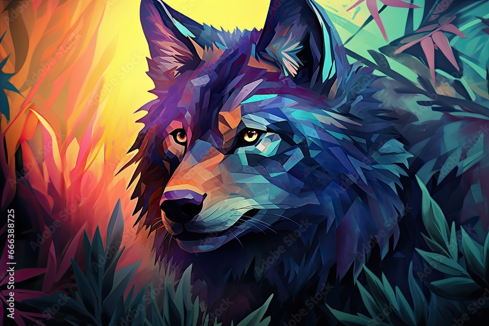 Wolf Wallpaper: Stunning Background for Designing Wallpaper Stock ...