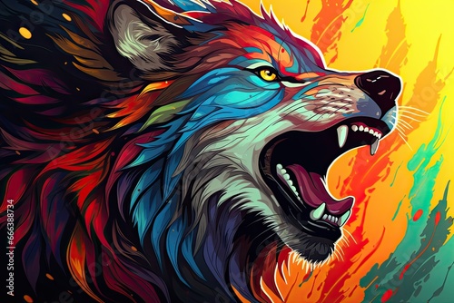 Stunning Wolf Wallpaper - Background for Wallpaper Design: Captivating Nature-Inspired Art © Michael